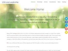 Tablet Screenshot of lifeloveleadership.com